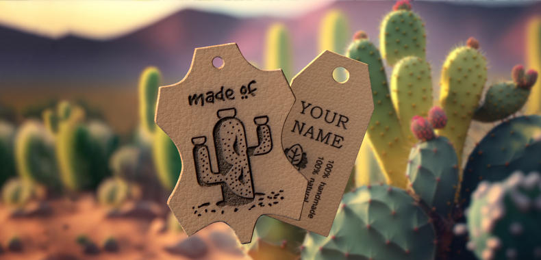 Nuevo y exclusivo: Descubra ya el cuero de cactus para sus etiquetas