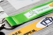 Lanyard para equipos y asociaciones con motivo de corredor - N° de artículo 3005