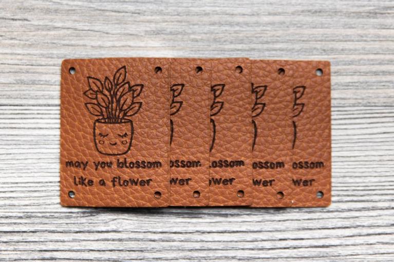 Set de etiquetas de diseño 'Bloom & Flower' by Unikati - N° de artículo 9131