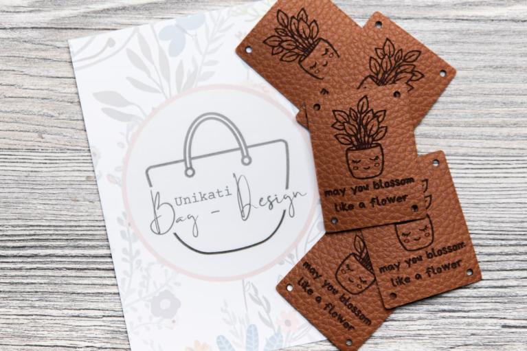 Set de etiquetas de diseño 'Bloom & Flower' by Unikati - N° de artículo 9131