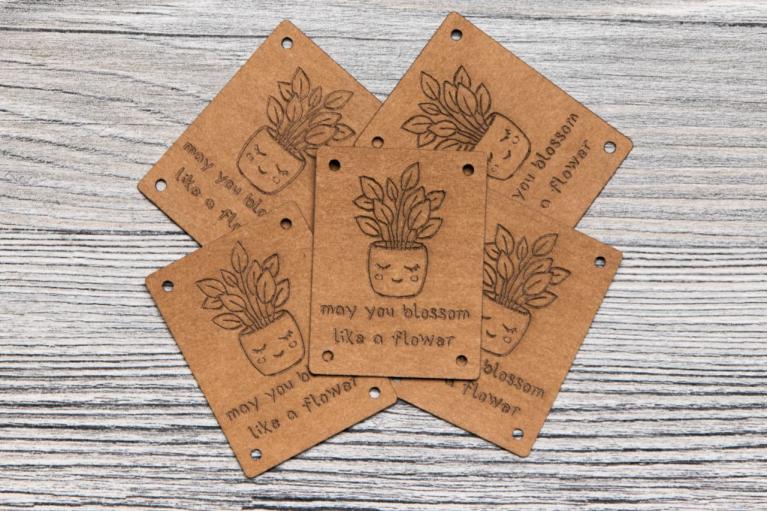 Set de etiquetas de diseño 'Bloom & Flower' by Unikati (FloraPap) - N° de artículo 9131