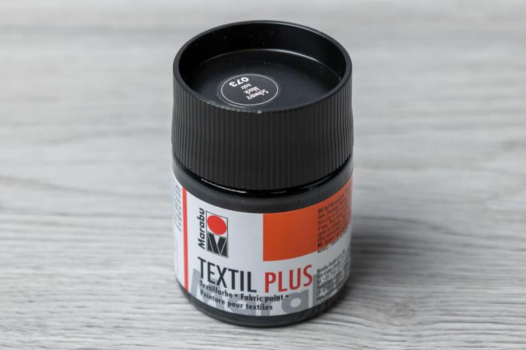 Marabu Textil Plus 50 ml  (negro) - N° de artículo 2511