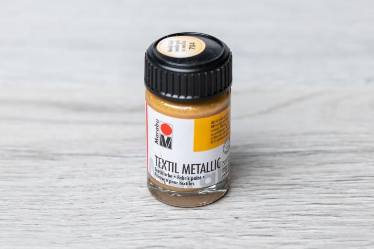 Marabu Textil Metallic 15 ml  (dorado-metalico) - N° de artículo 2512