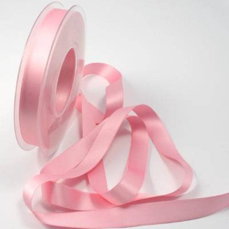 Cinta de regalo/cinta decorativa de un color - Rosa - N° de artículo 860
