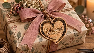 Un mensaje personal para un regalo
